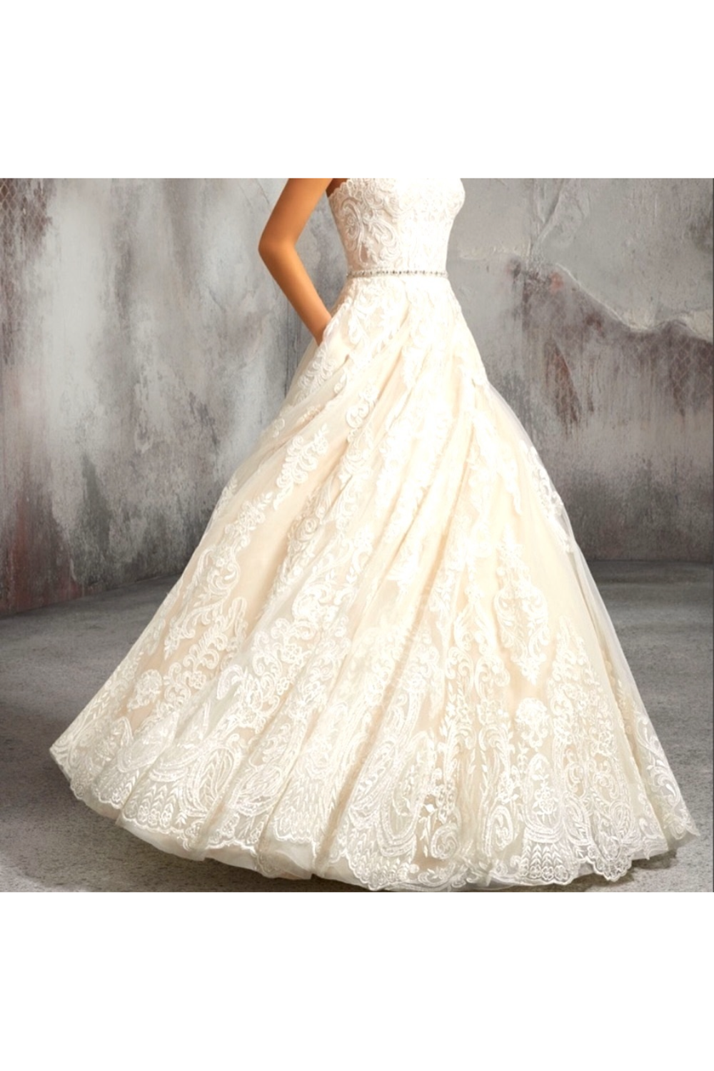 Mori Lee Signature Collection Lisa Wedding Dress Size 18 1