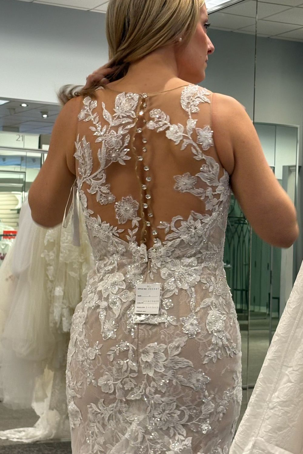 Galina Signature Ivory/Nude Floral 3