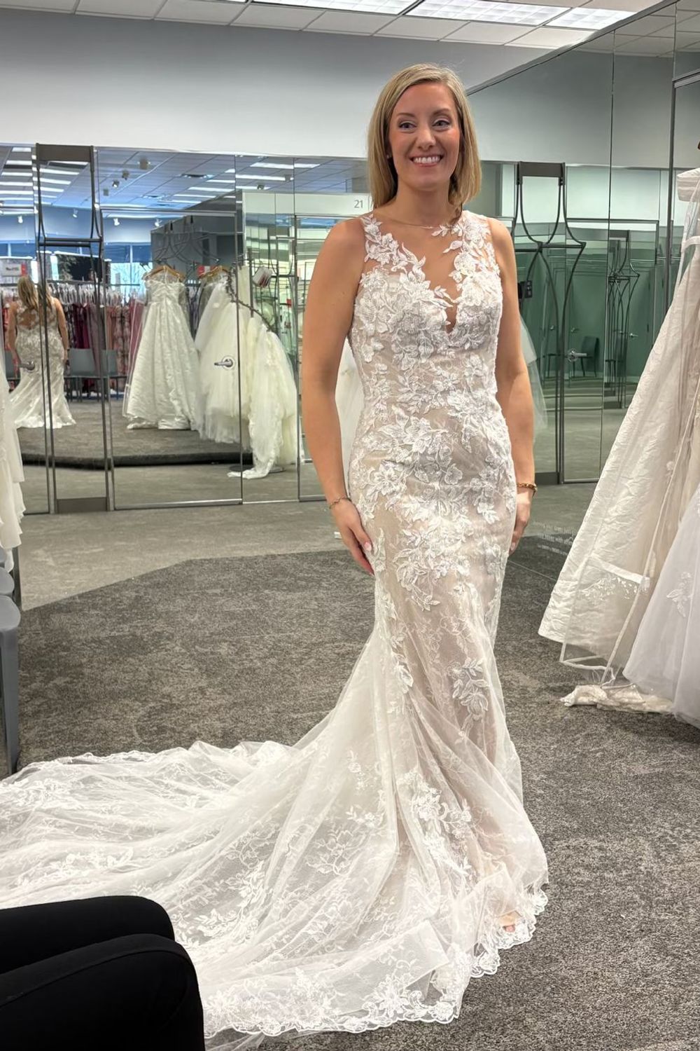 Galina Signature Ivory/Nude Floral 2