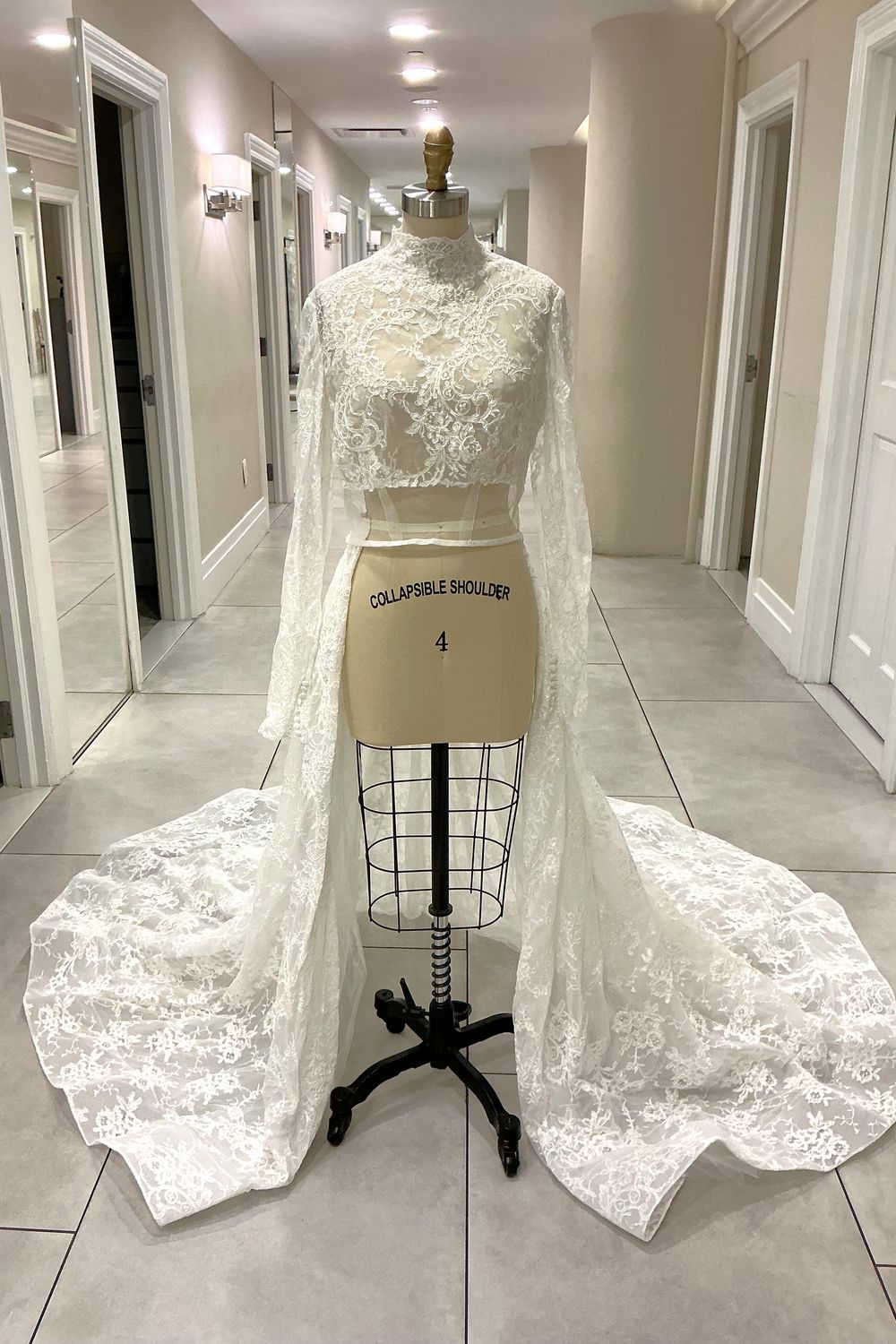 Allure Couture C749 with Detachable Train and Jacket 7