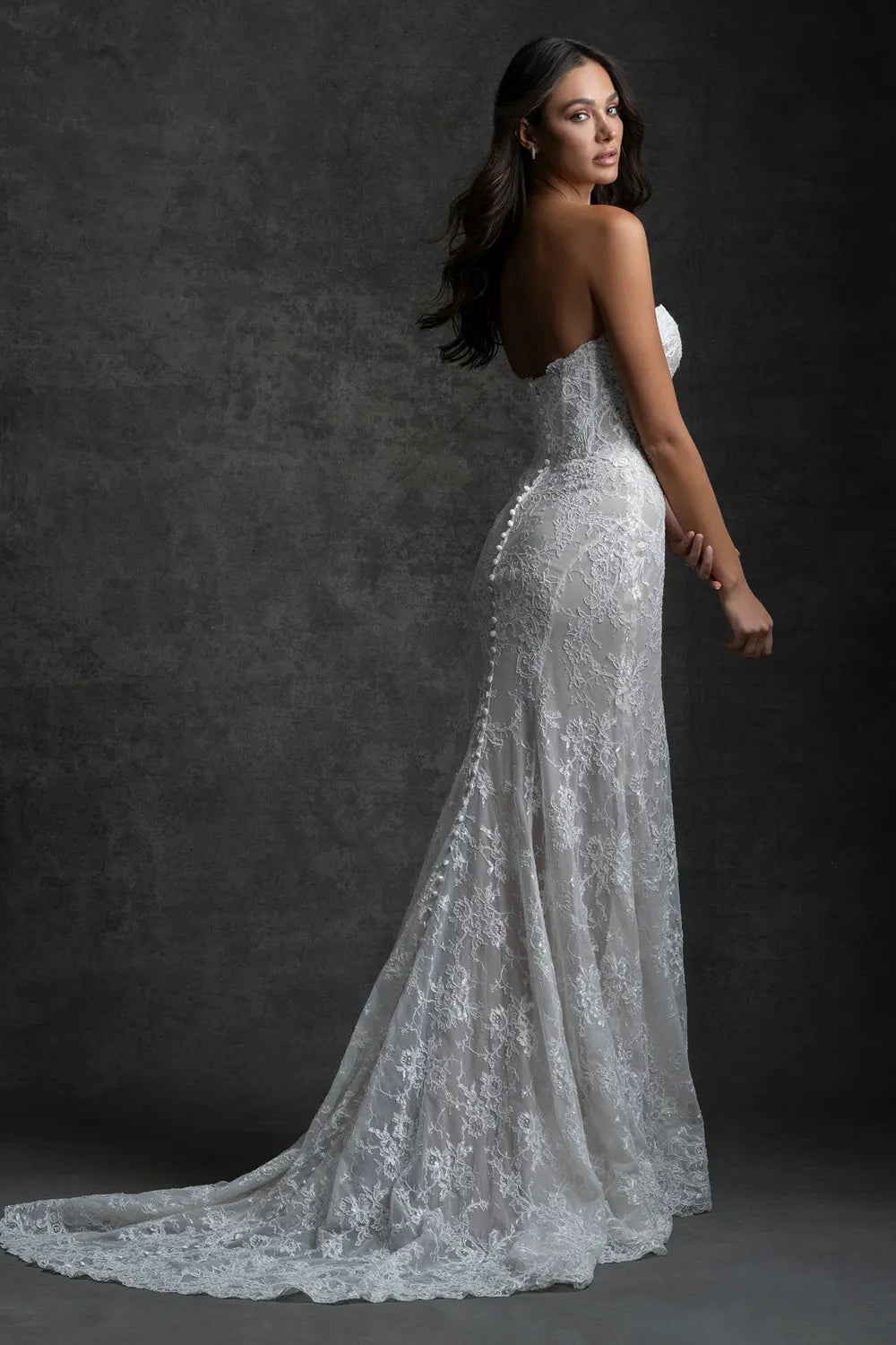 Allure Couture C749 with Detachable Train and Jacket 4