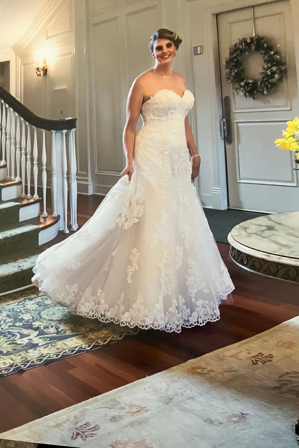 Demetrios Strapless Sweetheart Neckline 4