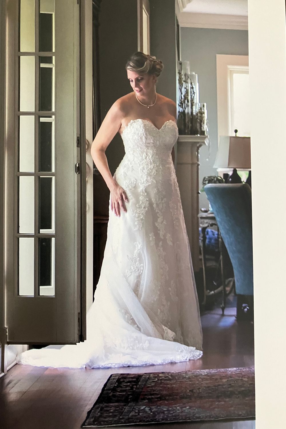 Demetrios Strapless Sweetheart Neckline 3