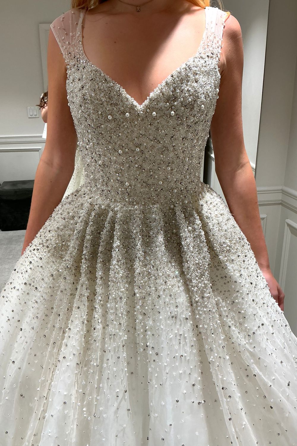 Philippa Lepley Embellished Tulle Ballgown Dress 2