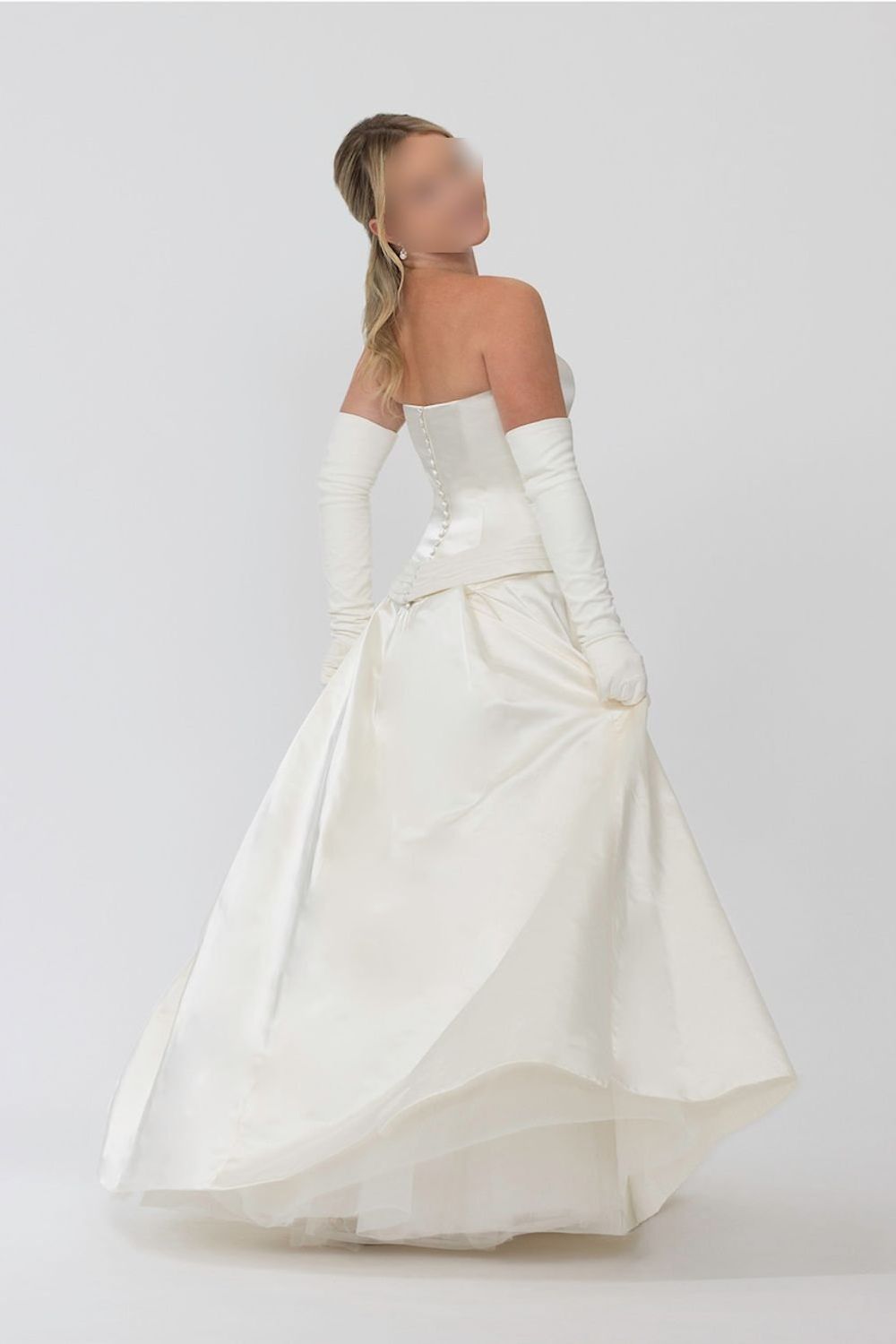 Amsale Amsale Blue Sash 1