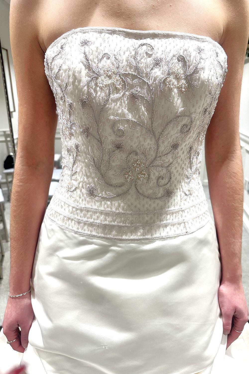 Anne Barge Beaded Silk Gown 2