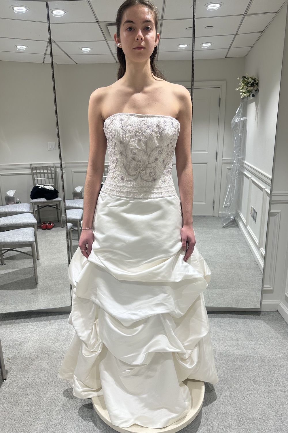 Anne Barge Beaded Silk Gown 4