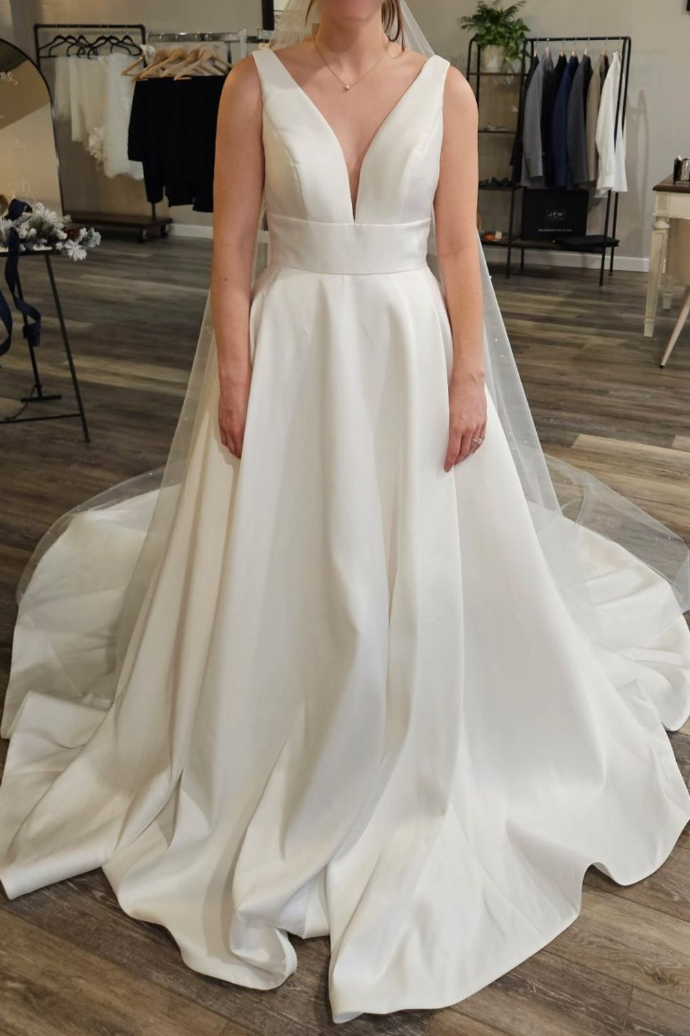 Stella York Royal Satin Princess Ballgown Wedding Dress 3