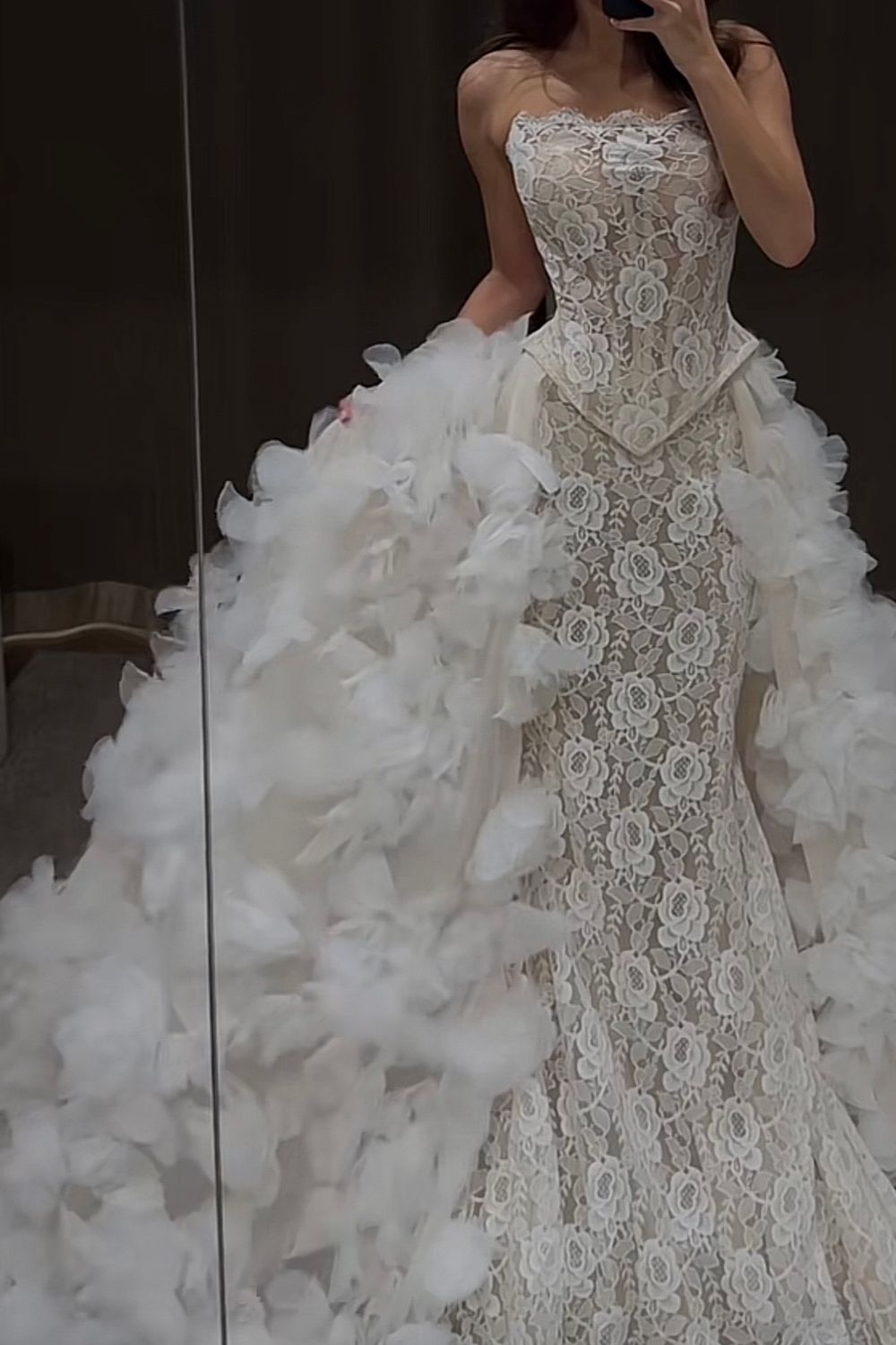 Galia Lahav Finesse with overskirt 3