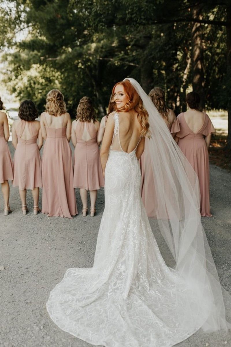 mermaid wedding dress and veil White Lace Gown with A midi dress so Women's size:M Glitter Prom Dresses 2020 Diarrablu Satu Long-Sleeve One-Shoulder