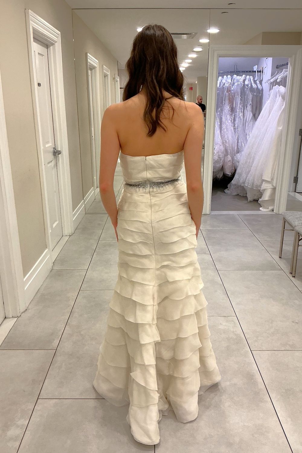 Roland Nivelais Strapless Evening Dress 1