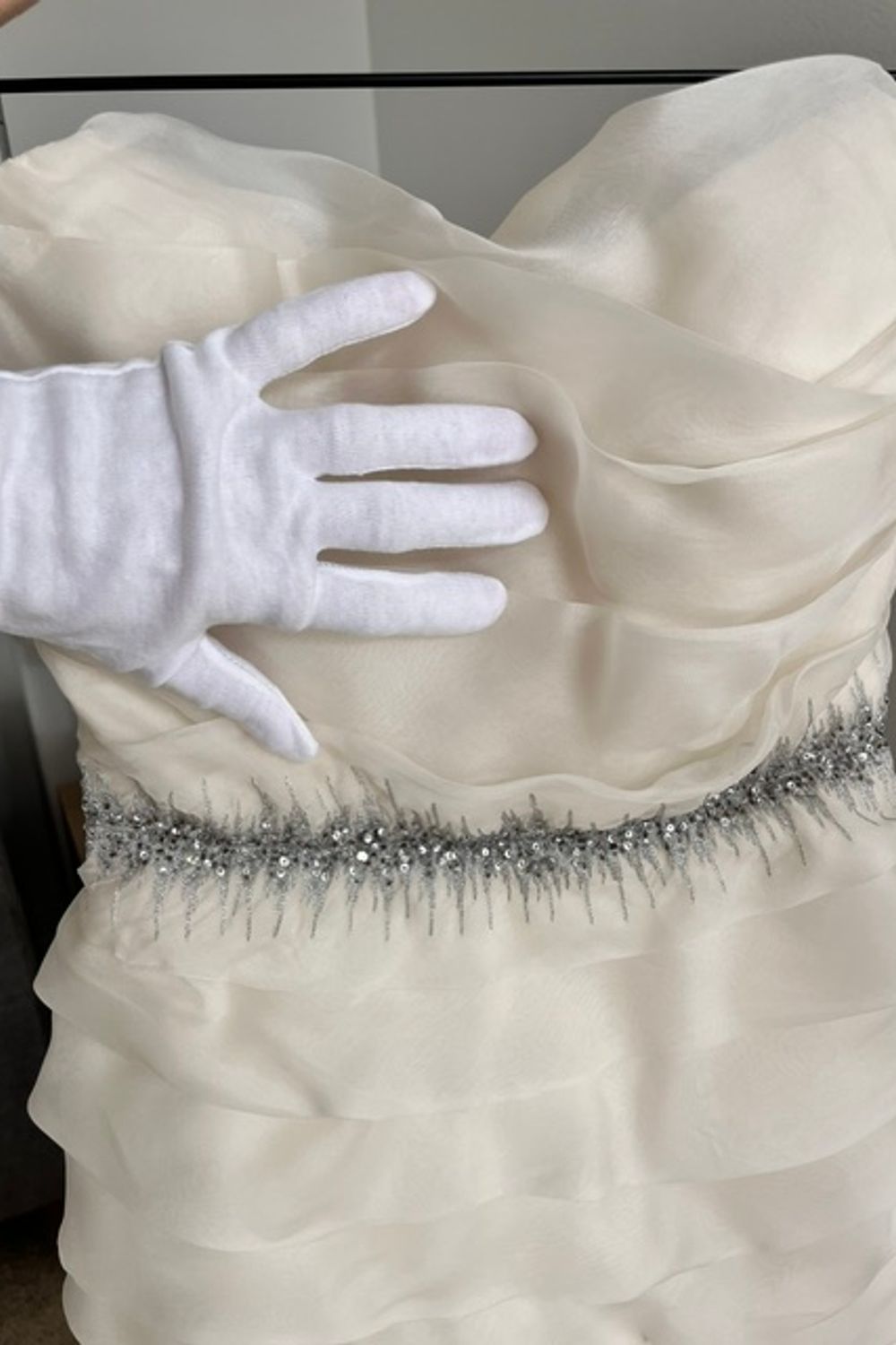 Roland Nivelais Strapless Gown 7