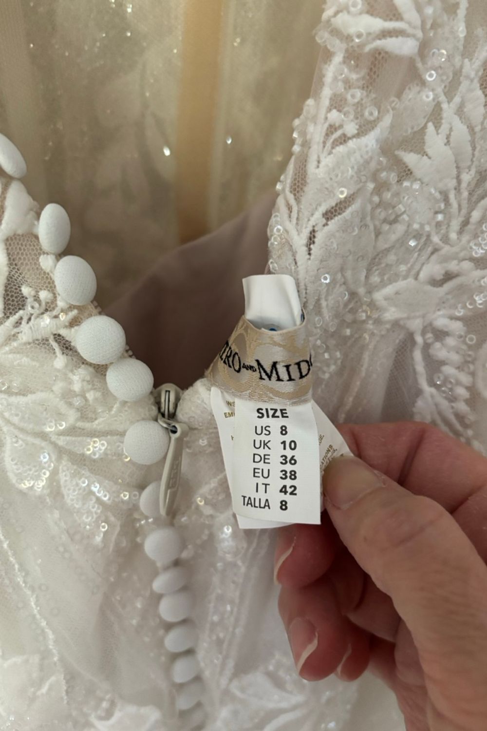 Maggie Sottero Lina with Veil and Overskirt 10