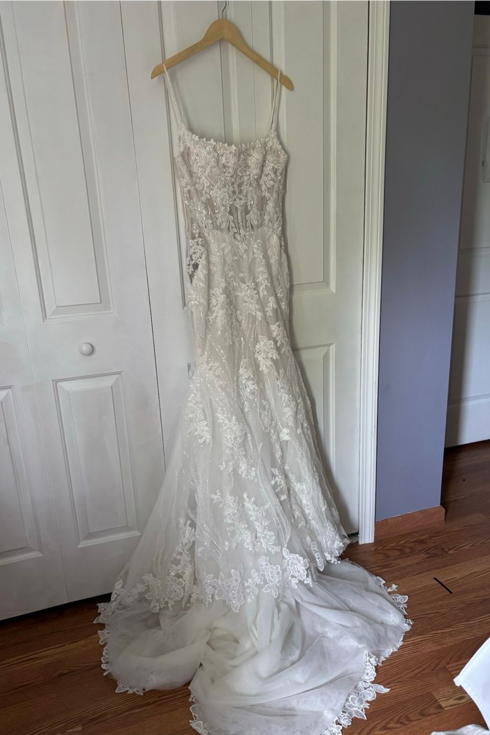 Maggie Sottero Lina with Veil and Overskirt 6