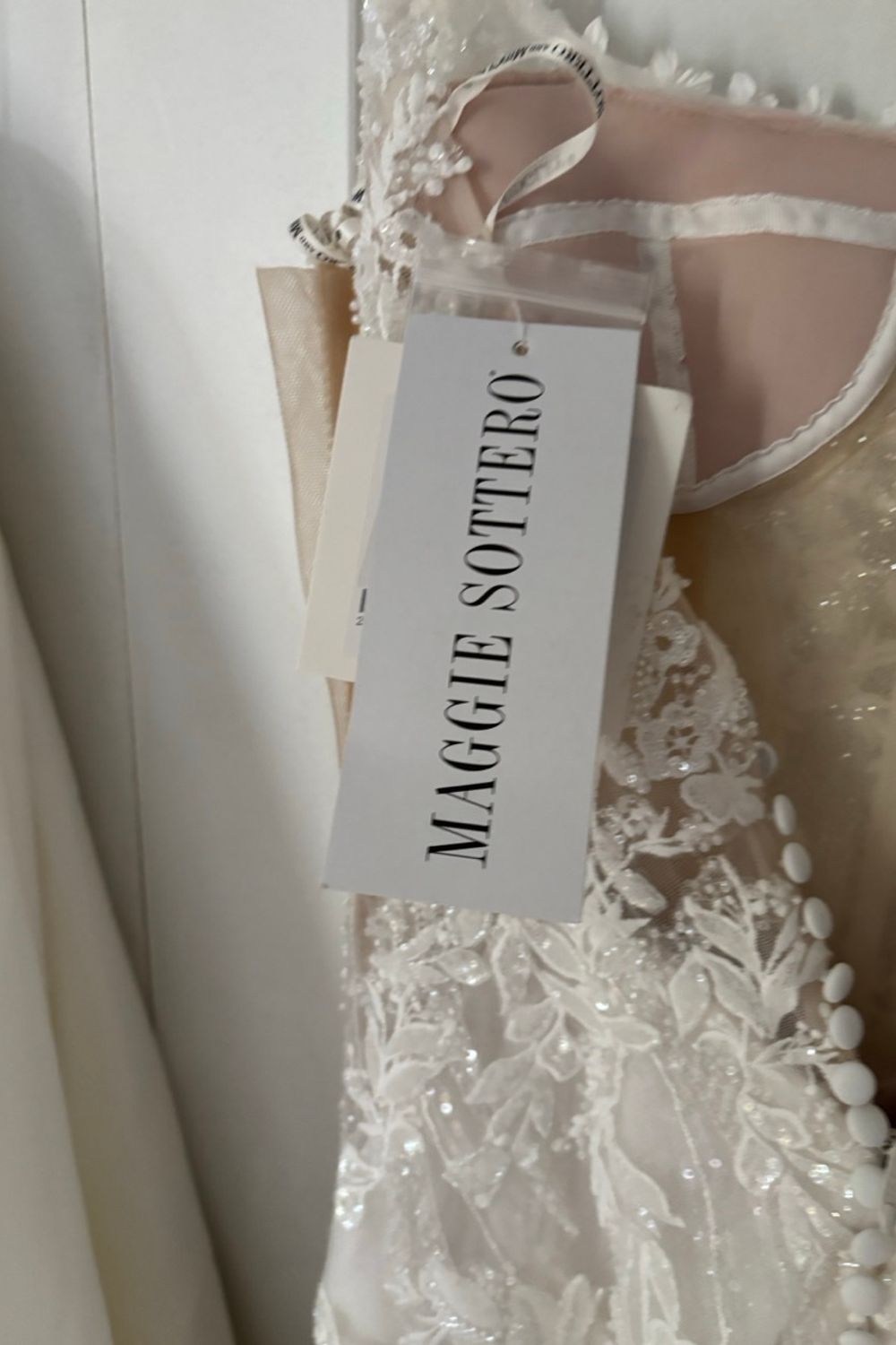 Maggie Sottero Lina with Veil and Overskirt 9