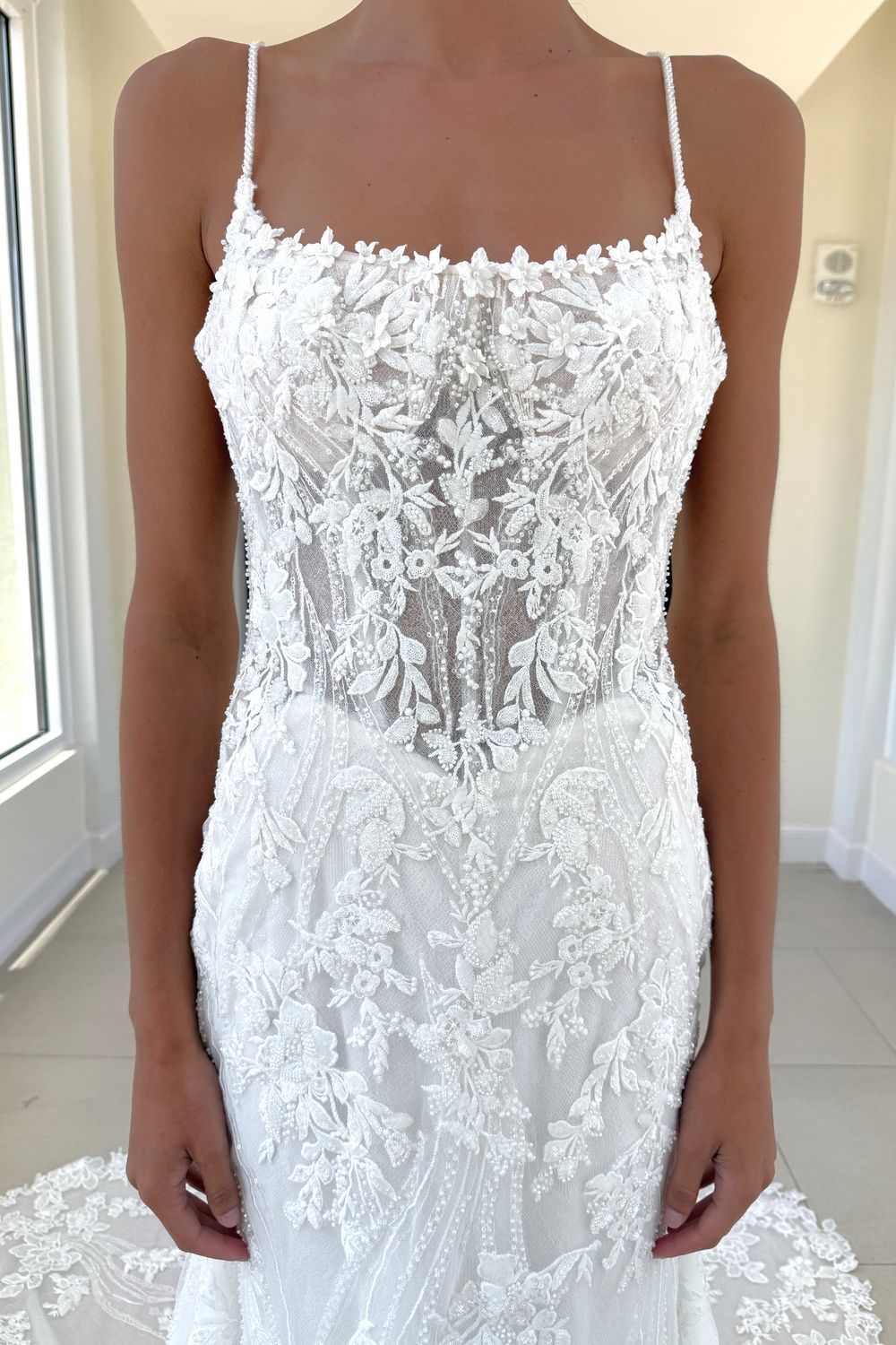 Maggie Sottero Lina with Veil and Overskirt 9