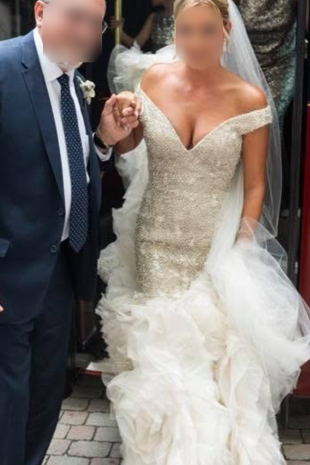 Stephen Yearick Mermaid Dress with Veil 1