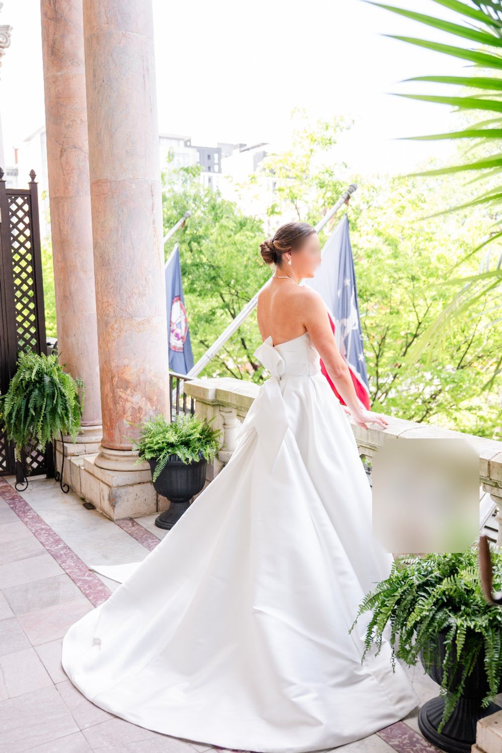 Anne Barge Heart and Soul gown with Bisous Bow and veil 3