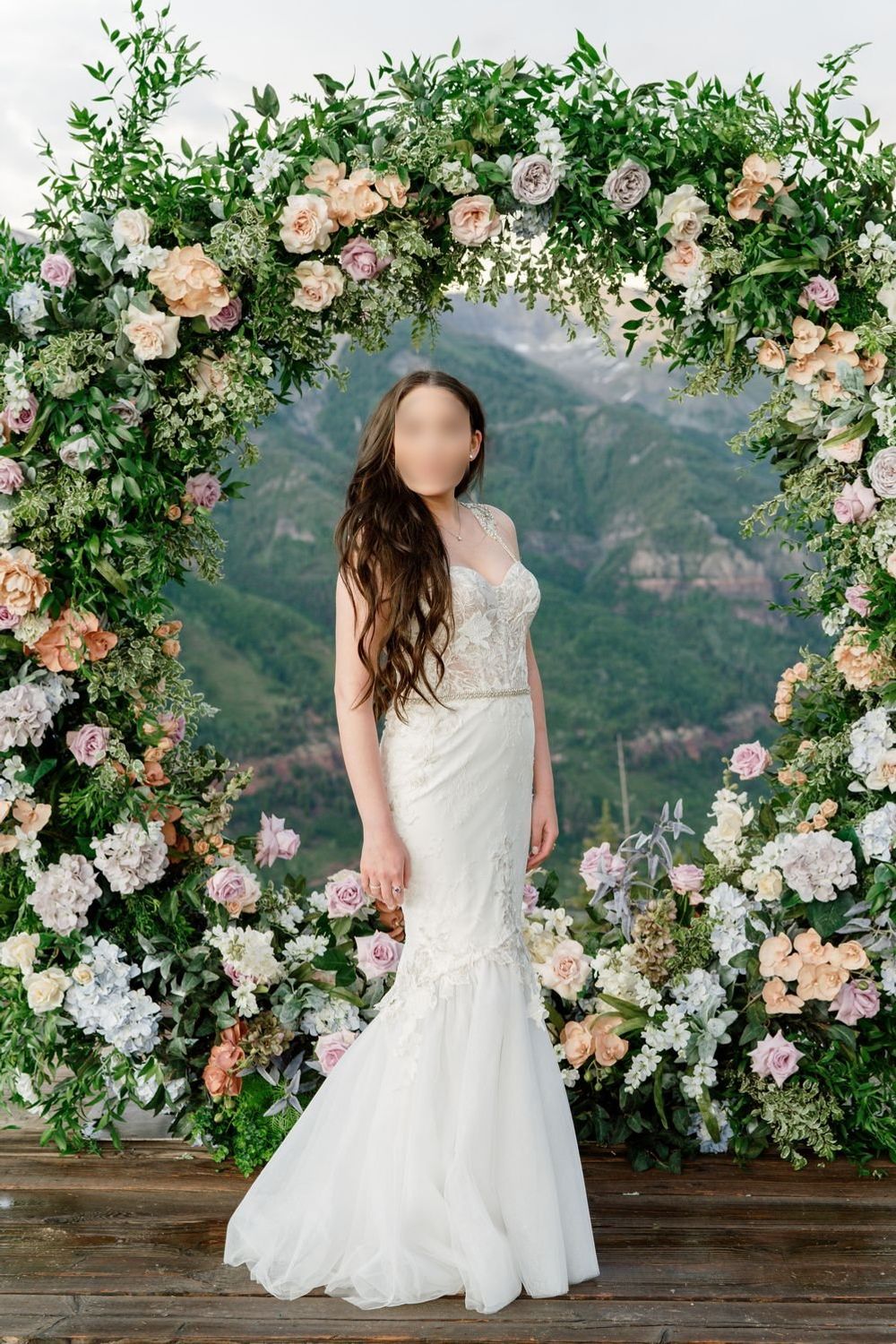 Netta BenShabu CUSTOM 3-in-1: Wedding Gown w/2 Skirts, Veil&Crown 7