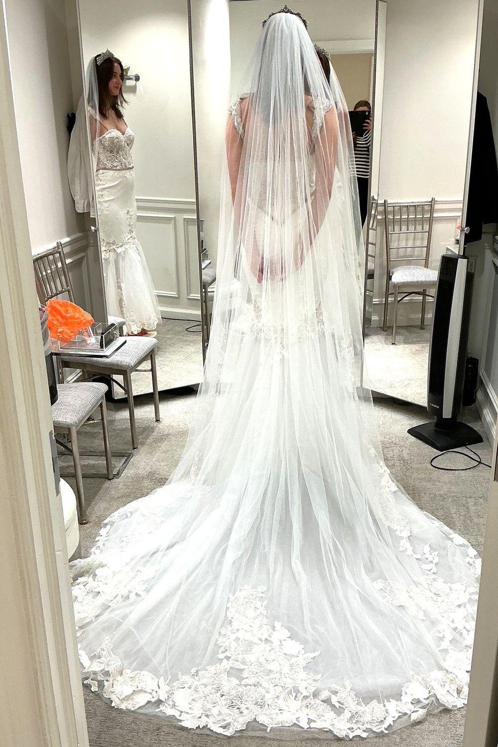Netta BenShabu Custom  with 2 Skirts, Veil & Crown 10