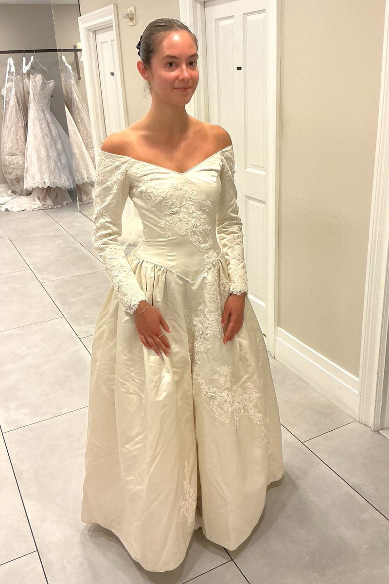 Used Ron Lo Vece Diamond Collection Vintage Dress Wedding Dress