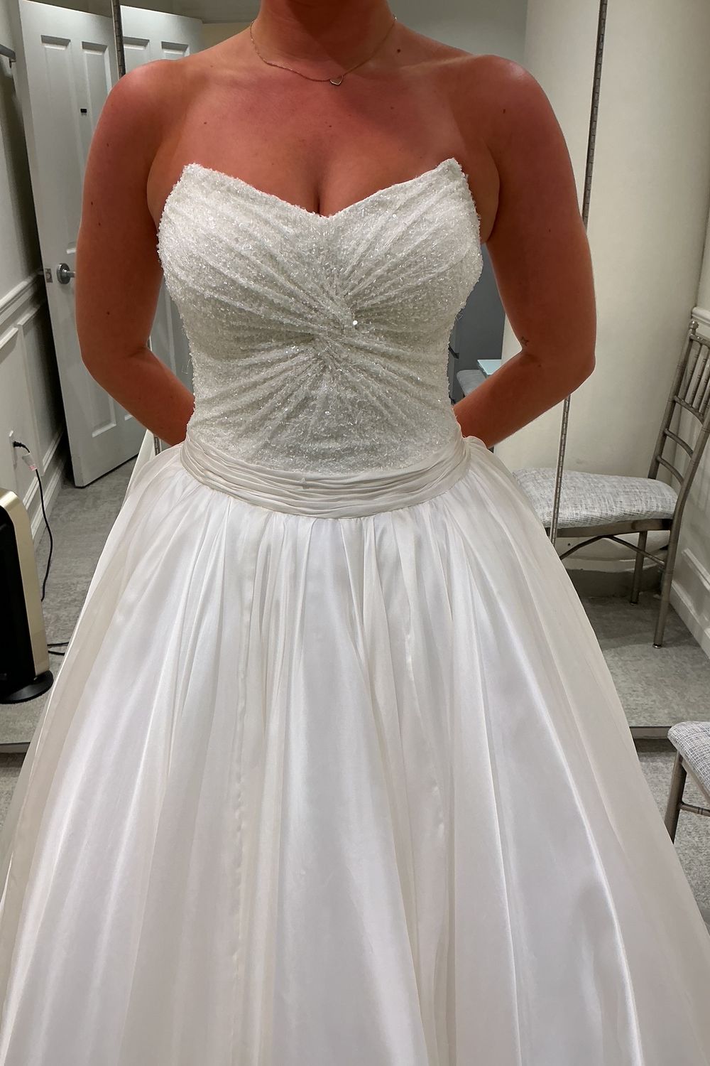 Tony Ward Couture Ballgown Dress with Veil and Corset 10
