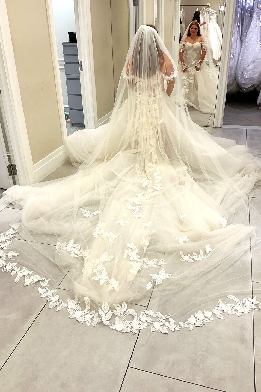 Galia Lahav Utopia with Veil and Gloves 10