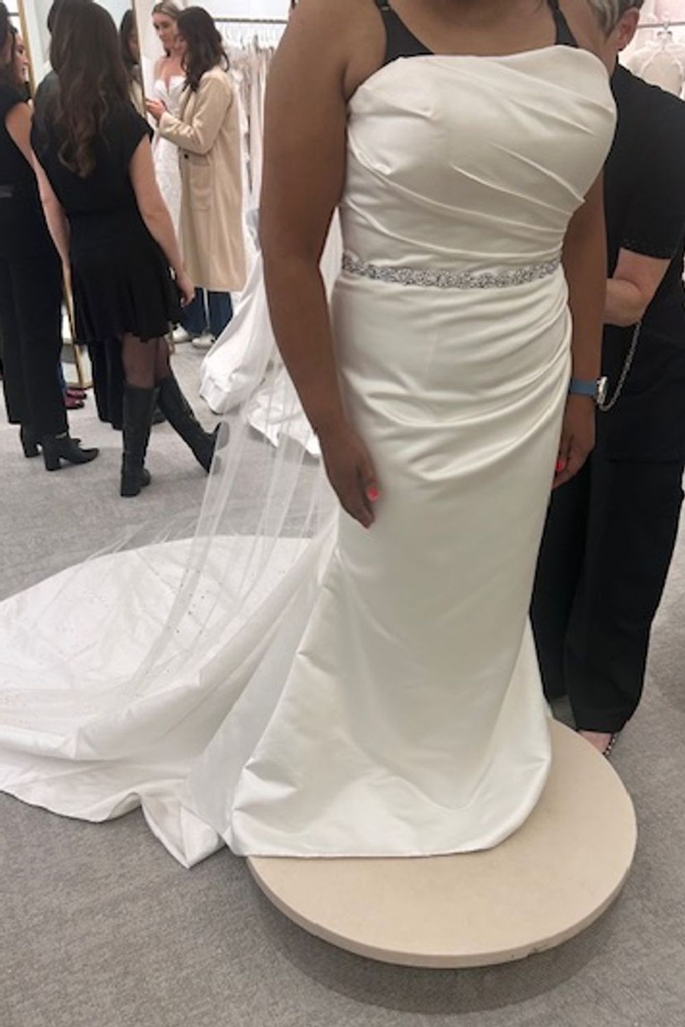 Essense of Australia D3705 with Detachable Overskirt 6