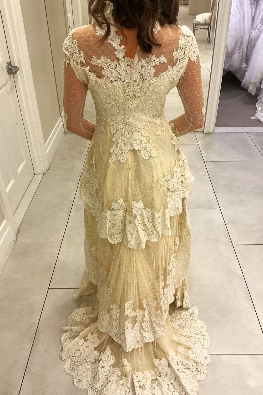 Donatella Piccarreta Vintage Dress with Veil and Crown 5