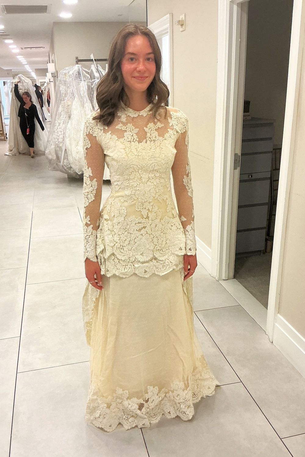 Donatella Piccarreta Vintage Dress with Veil and Crown 0