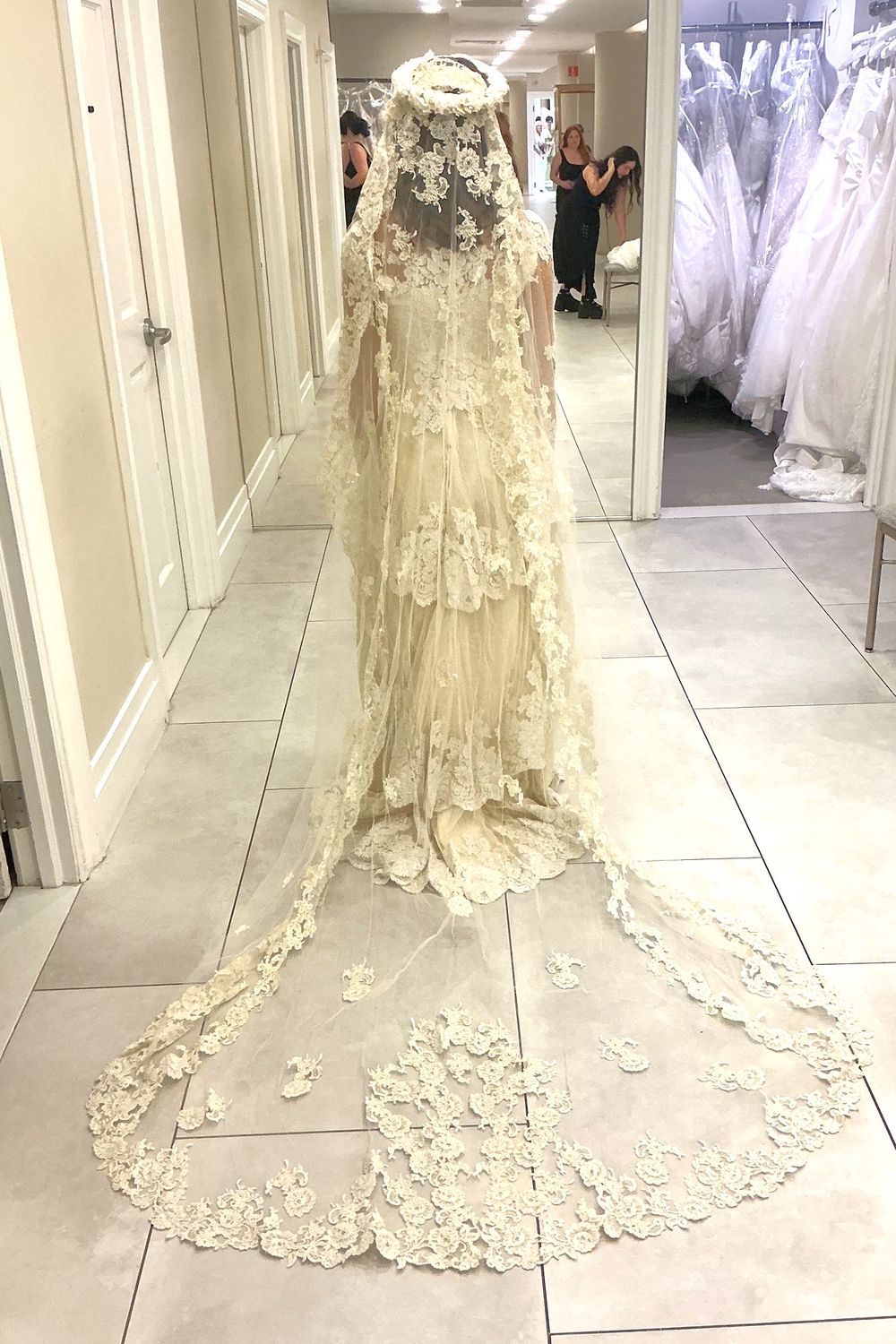 Donatella Piccarreta Vintage Dress with Veil and Crown 2