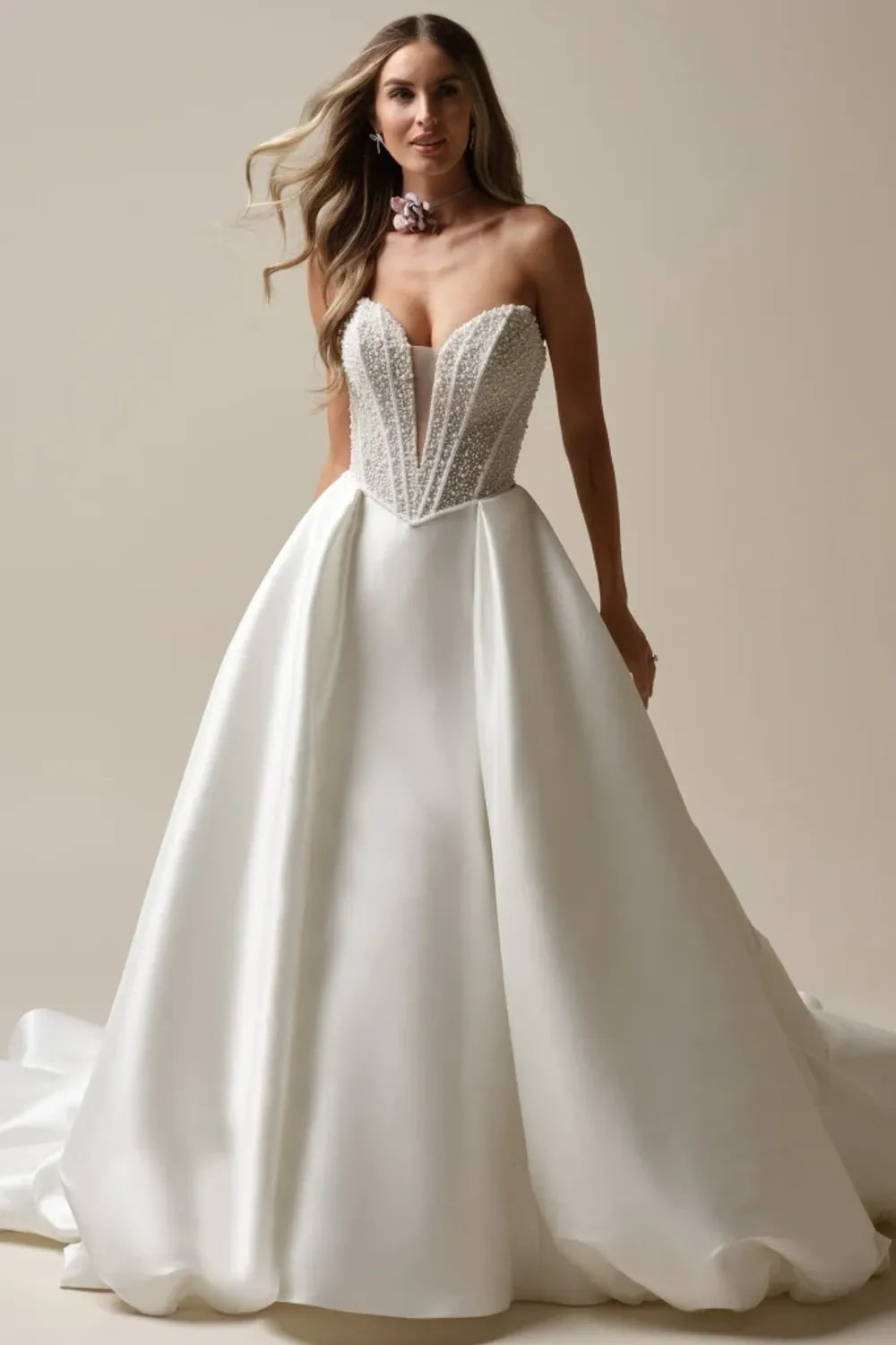 Maggie Sottero Tina Marie Detachable Train 0