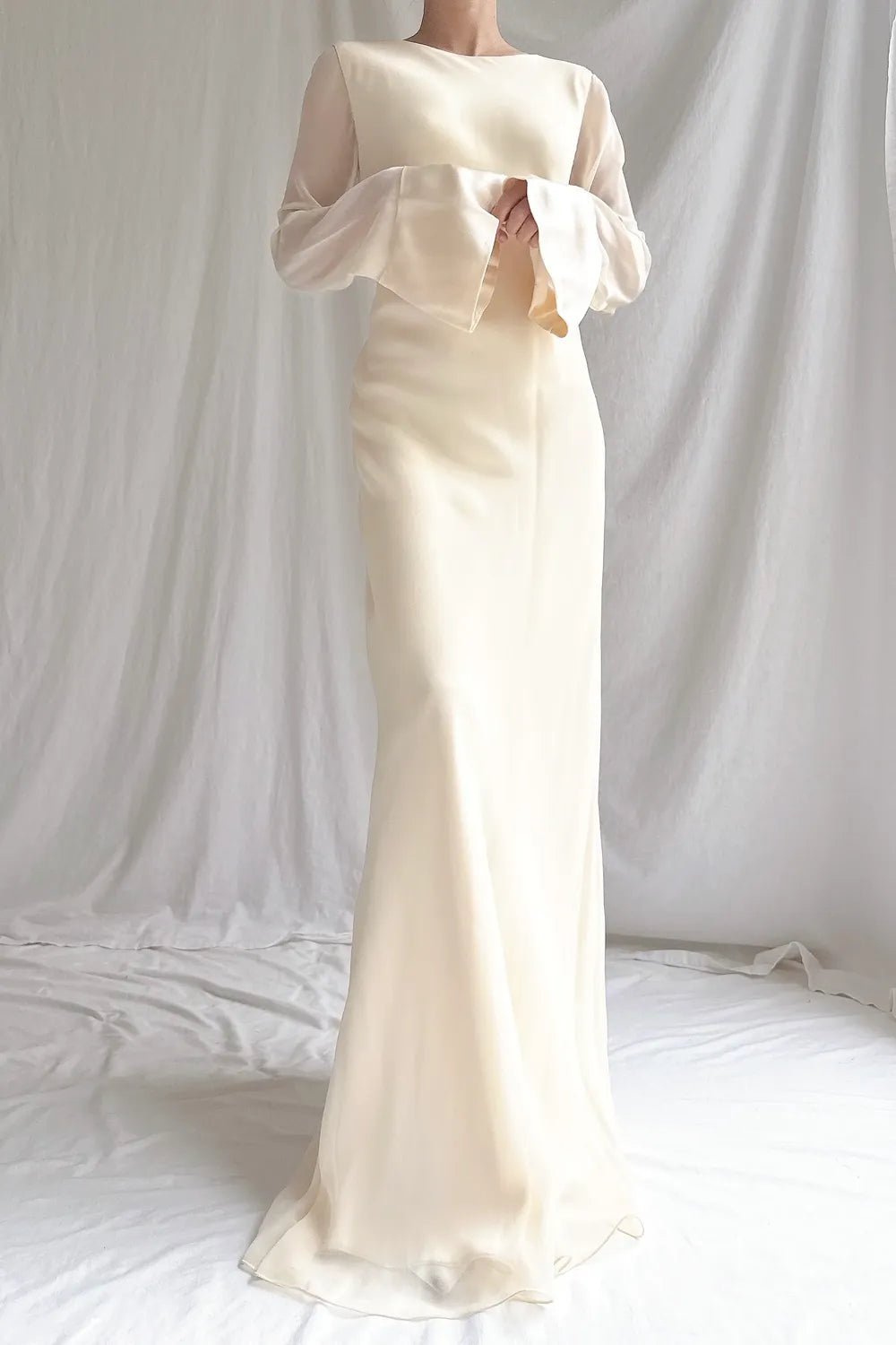 Amy Michelson Bias Cut Sheath Gown 1