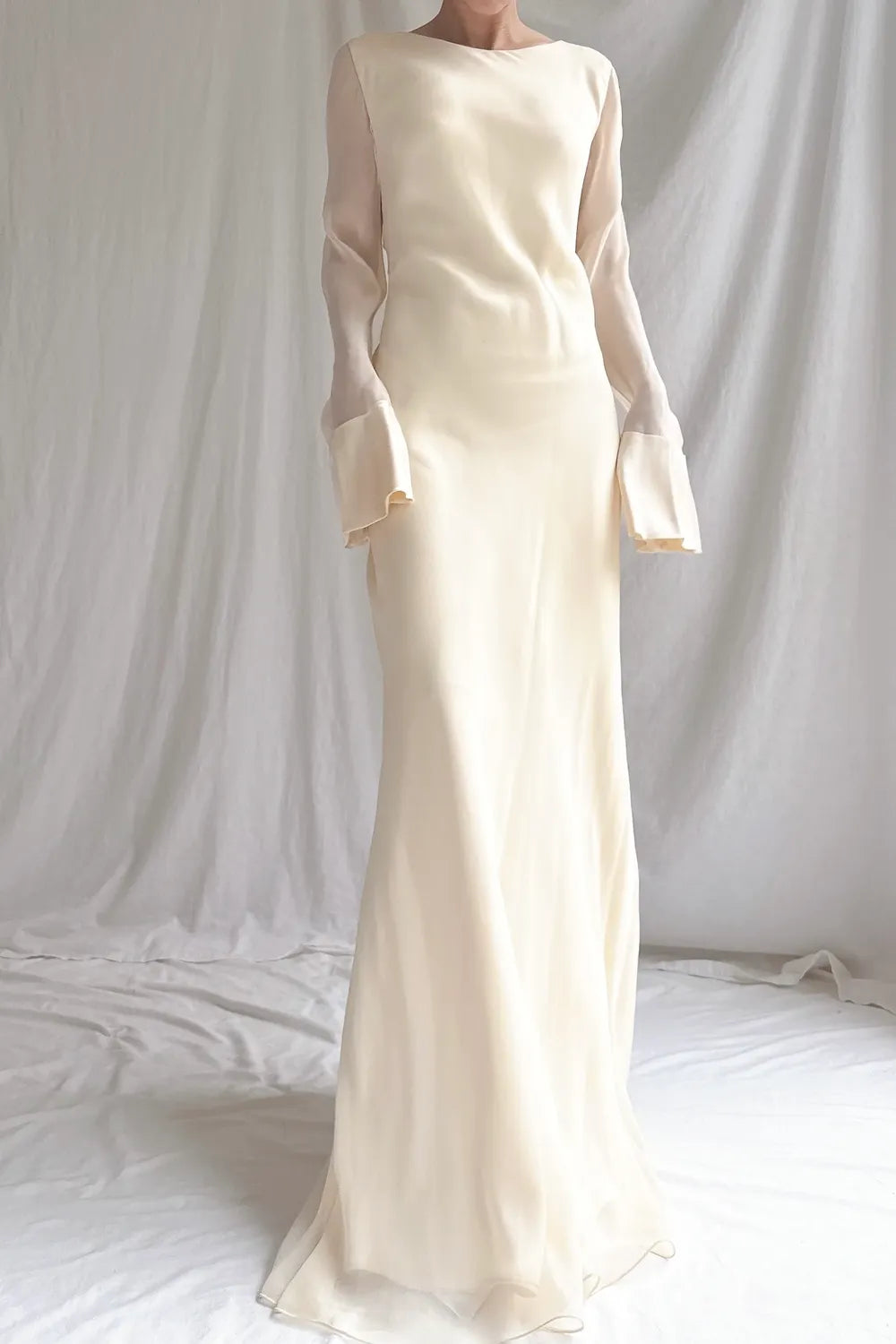 Amy Michelson Bias Cut Sheath Gown 5