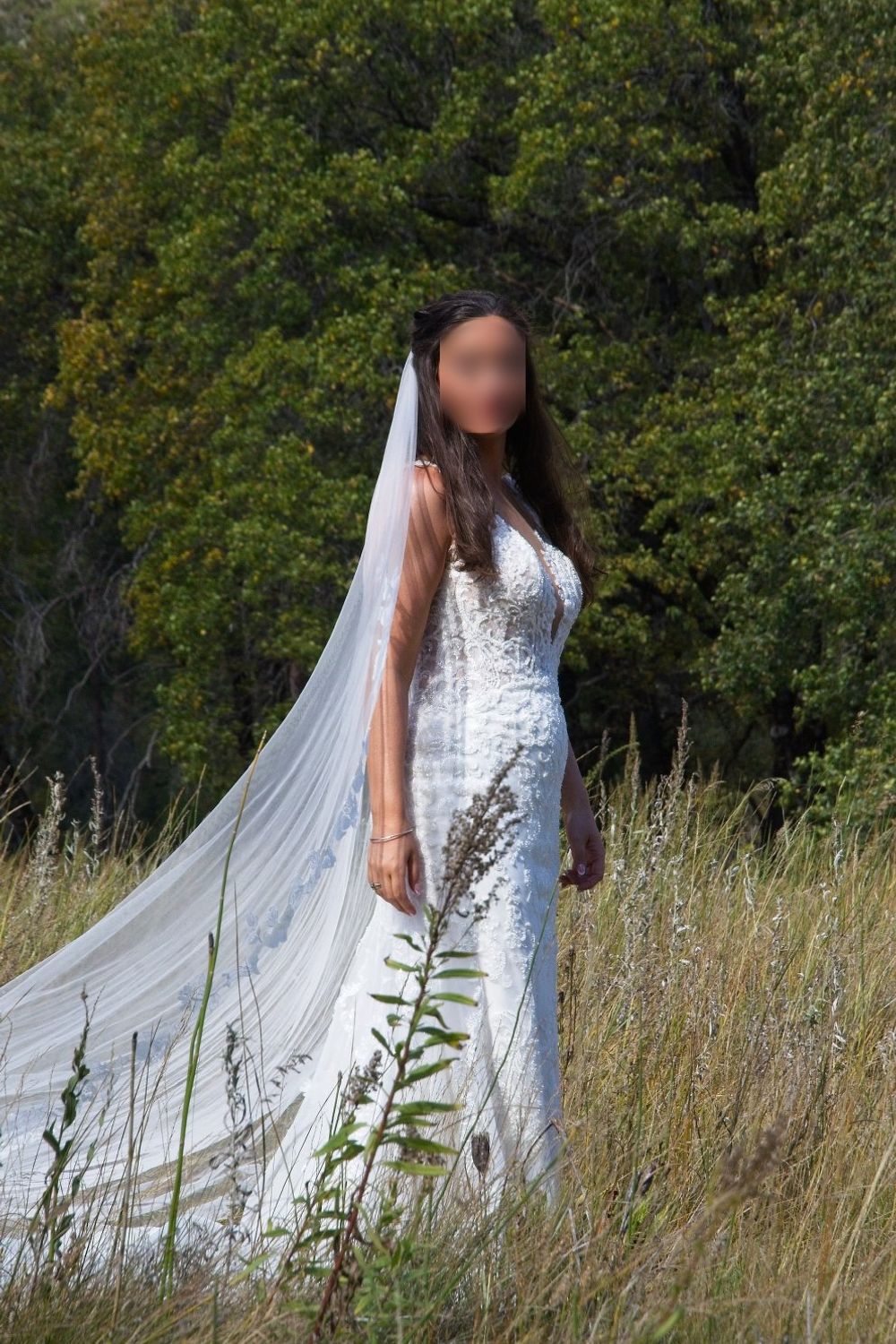Justin Alexander 190 with Shawl and Cape 11