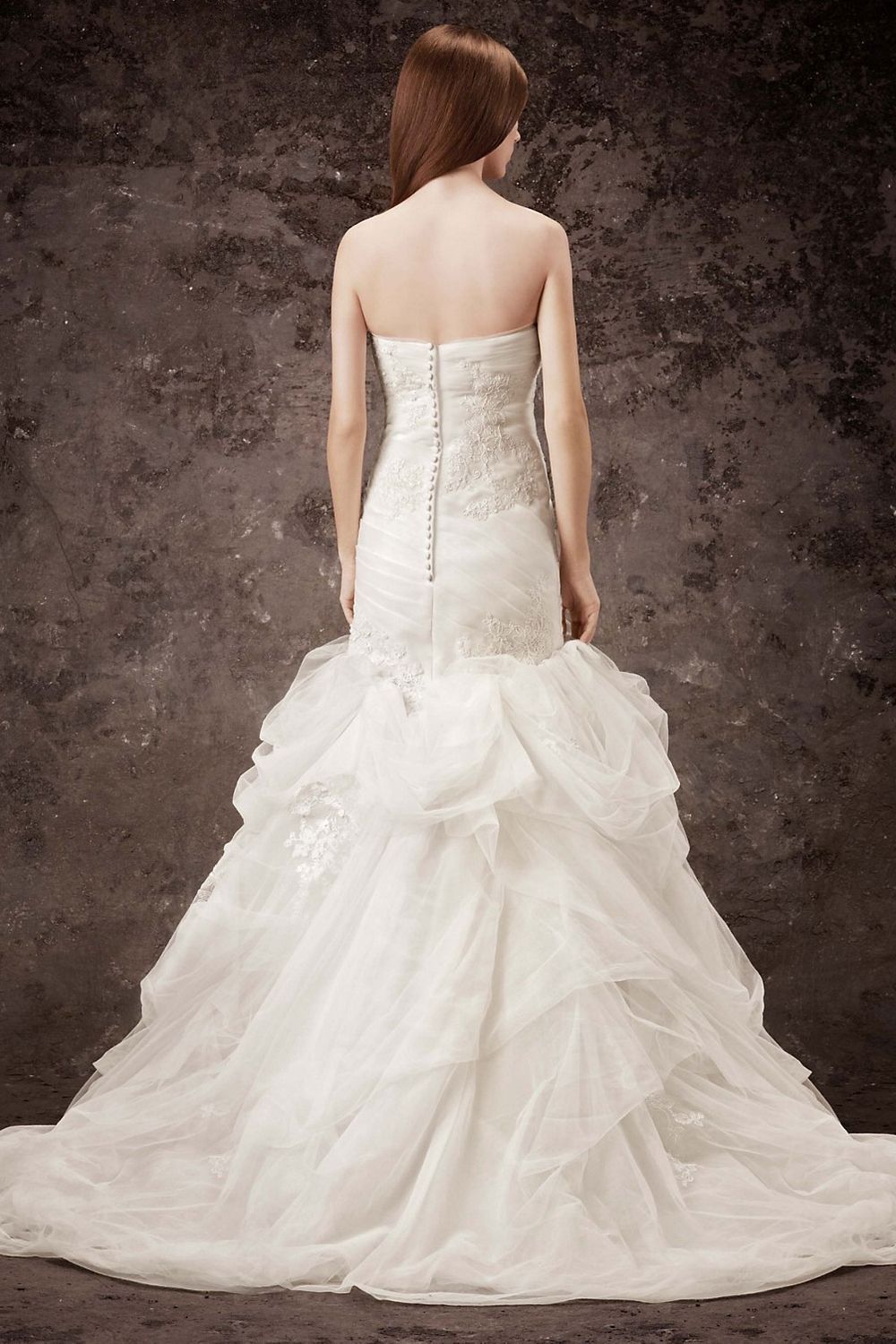 Vera Wang White Mermaid wedding gown 2