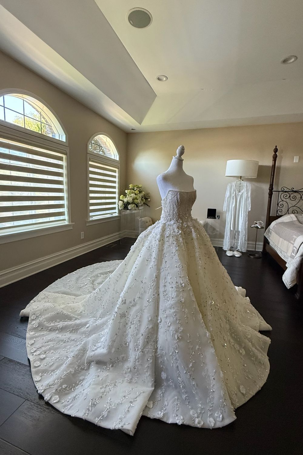 Steven Khalil Custom Wedding Gown 6