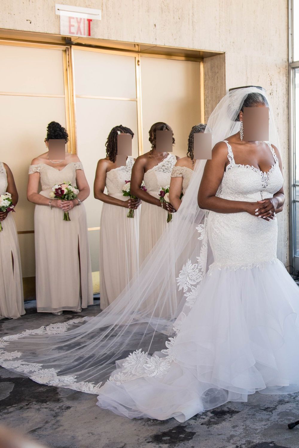 Pnina Tornai 6812 with Veil 2