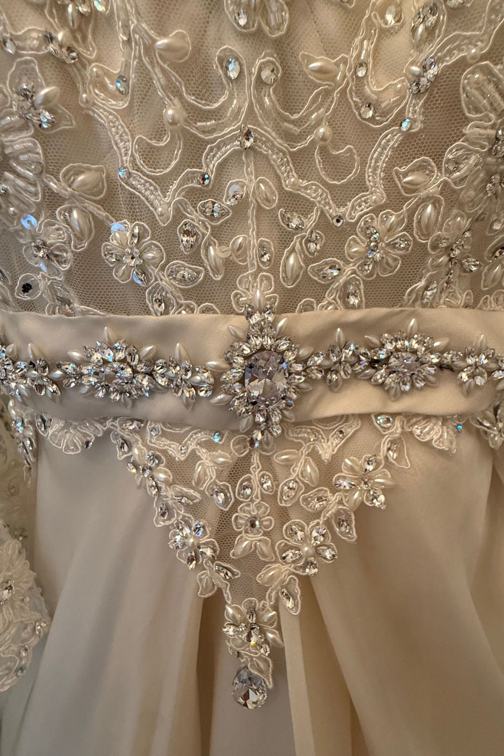 Pnina Tornai Custom Ballgown with Veil 8