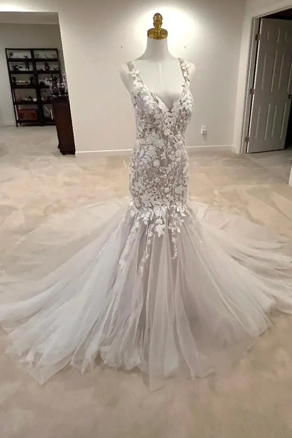 Allure Bridals Custom Fit and Flare with Veil 1
