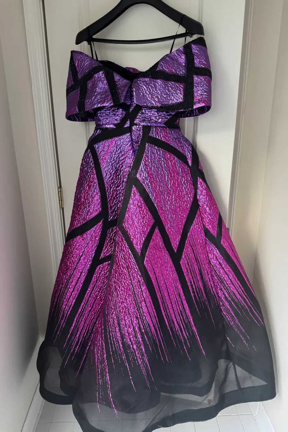 Macktak  Evening Dress – pink, Black Purple 1