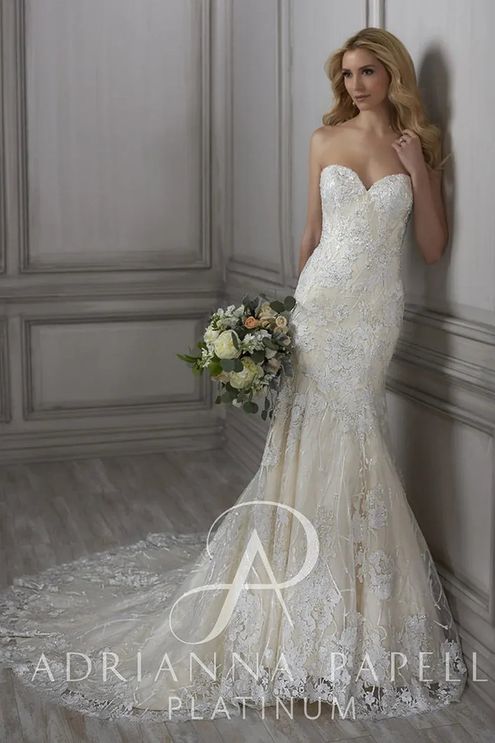 Adrianna Papell 31063 with Veil 0