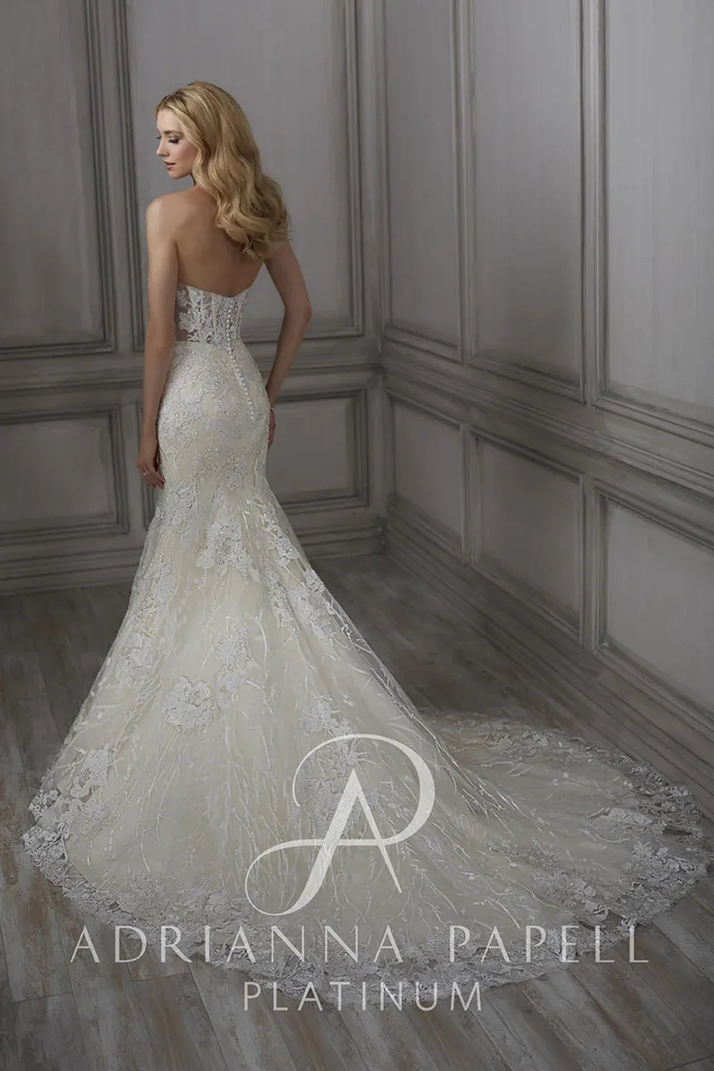 Adrianna Papell 31063 with Veil 1