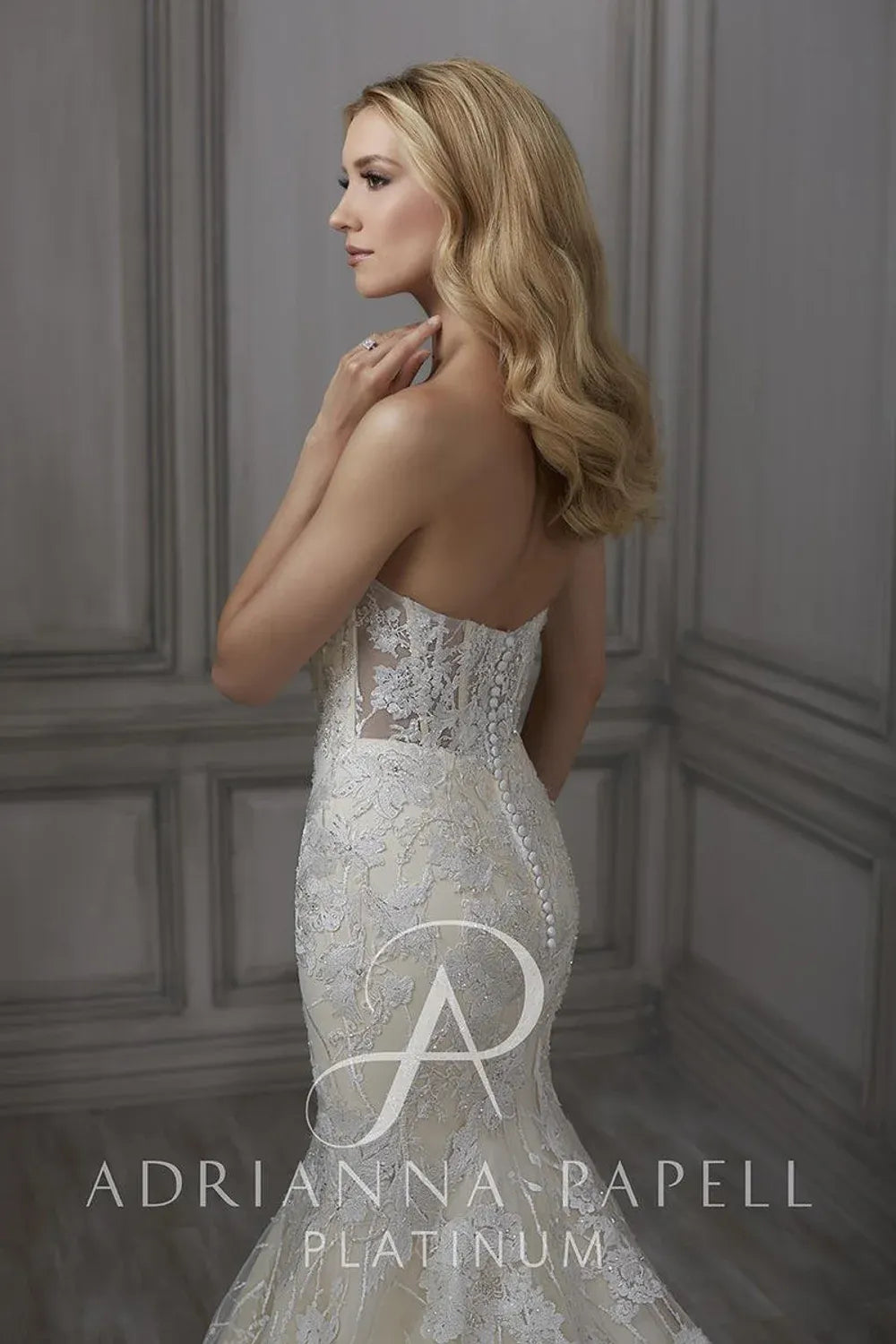 Adrianna Papell 31063 with Veil 4