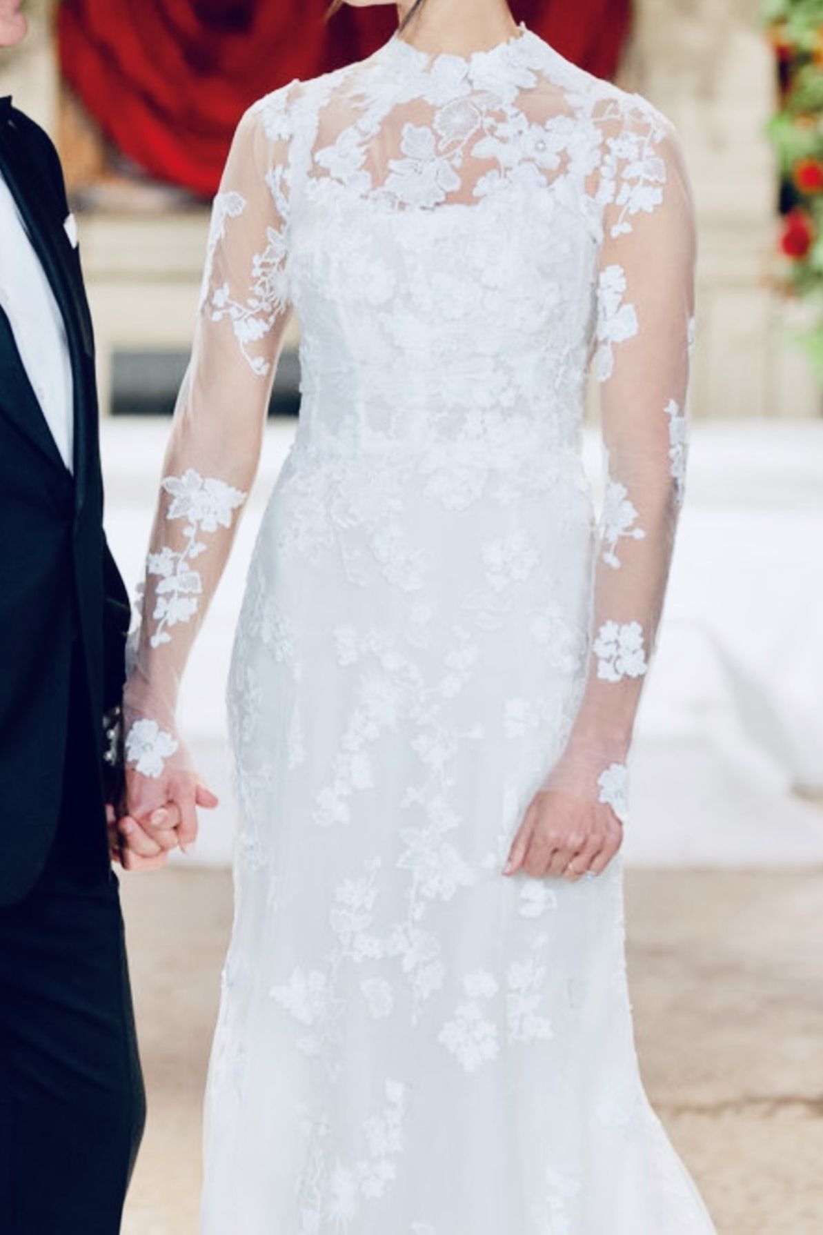 Monique Lhuillier Monique Lhuillier 'Mae' Gown – Custom Altered 0