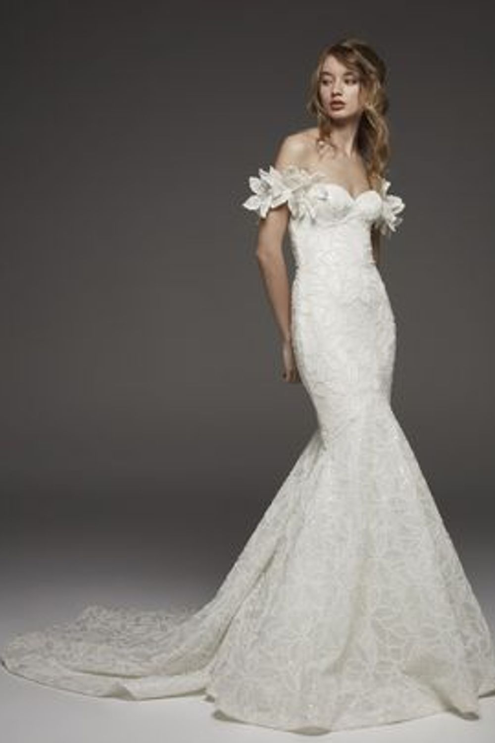 Preowned Sample Designer Mermaid Wedding Dresses