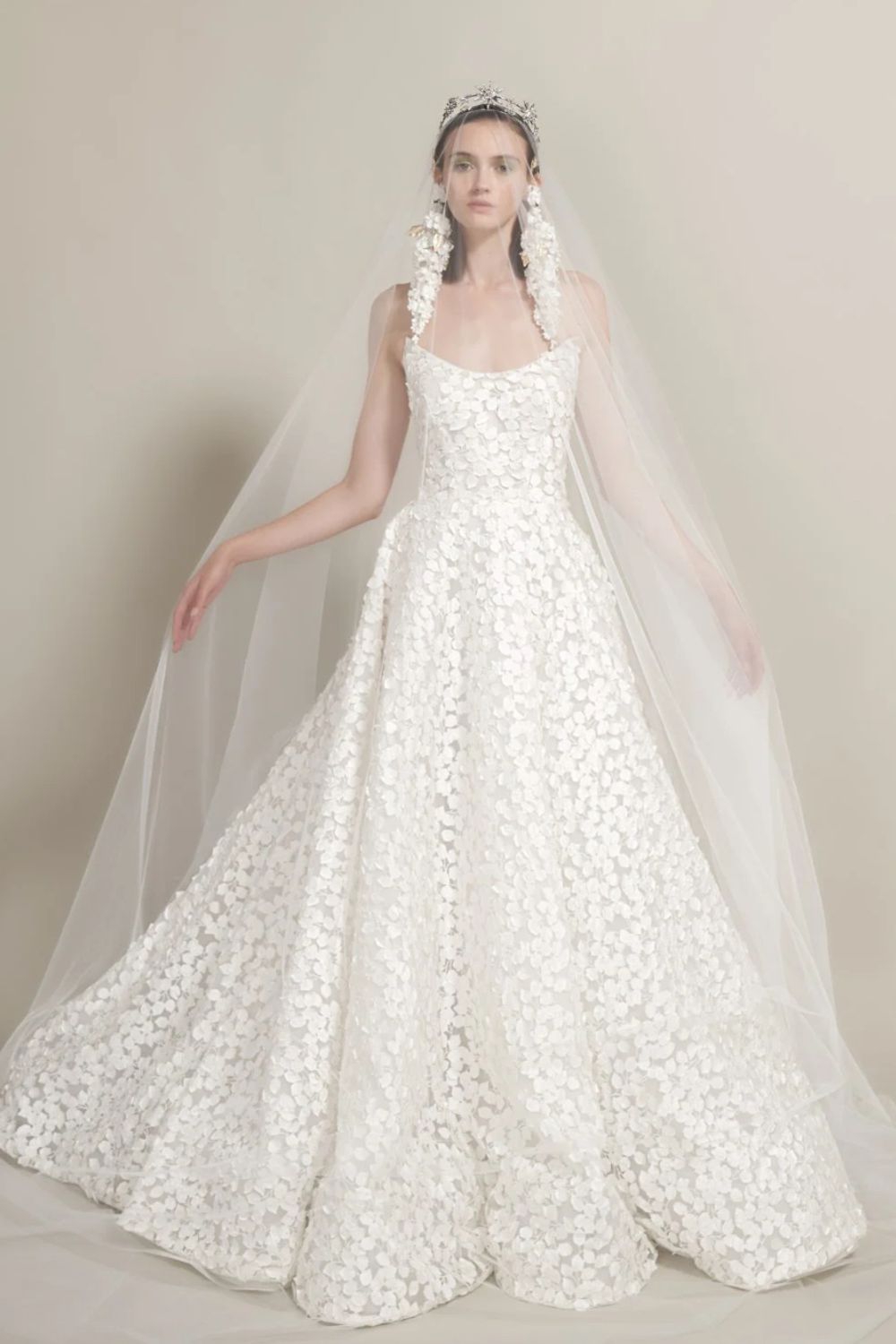 Reem Acra-Baby Breath-0