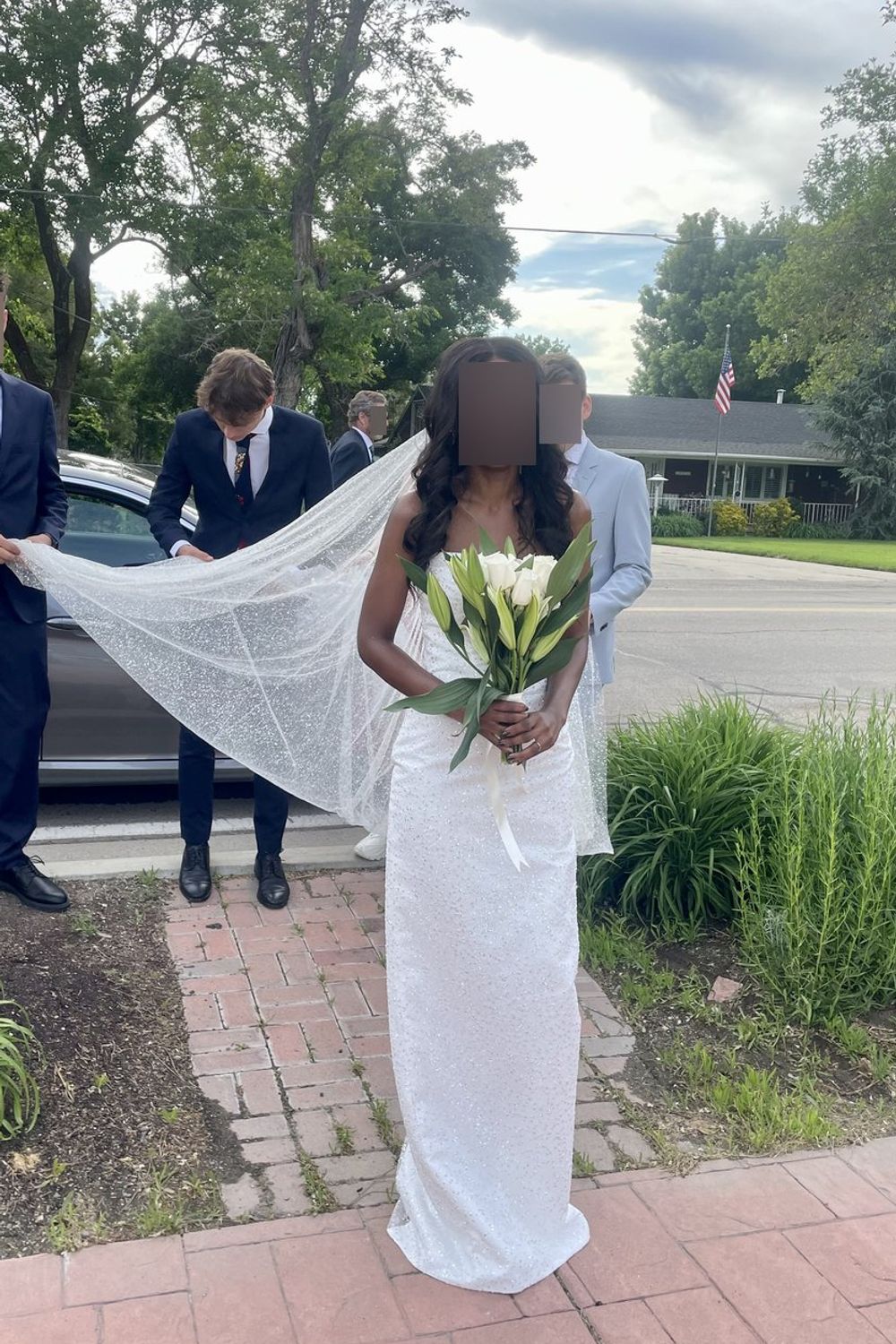 Milla Nova Ursel with Gloves and Veil 4