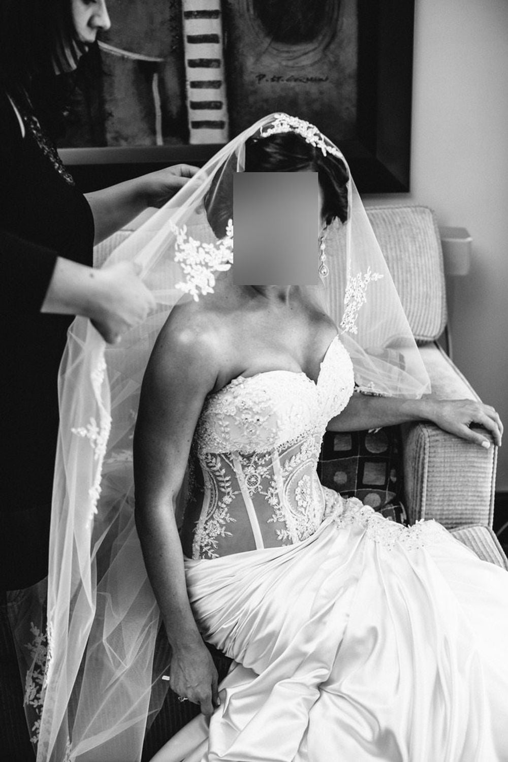 Pnina Tornai 4098 with Veil 9