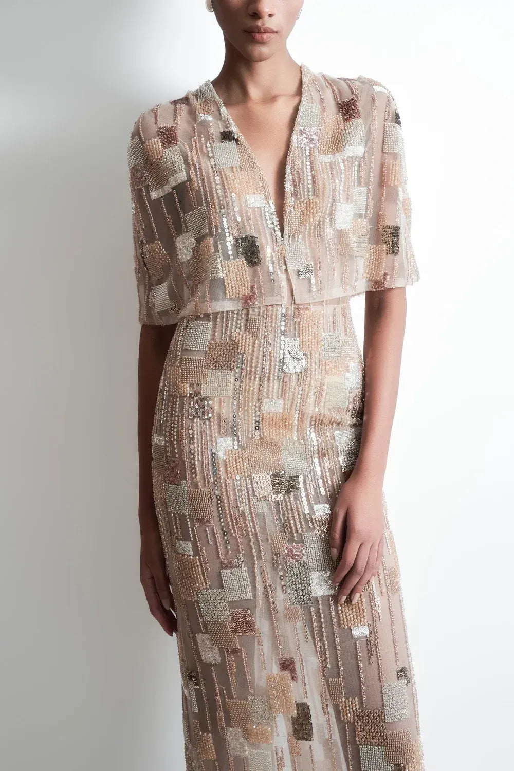 Tonyy Freeze Poncho Long Gown  5
